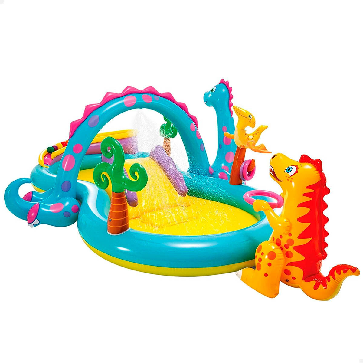 Piscina Intex Inflable Centro De Juegos Dinosaurio 