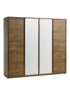 Armario VEDDE 220x197 c/espejo roble salv Armario VEDDE 220x197 c/espejo roble salv