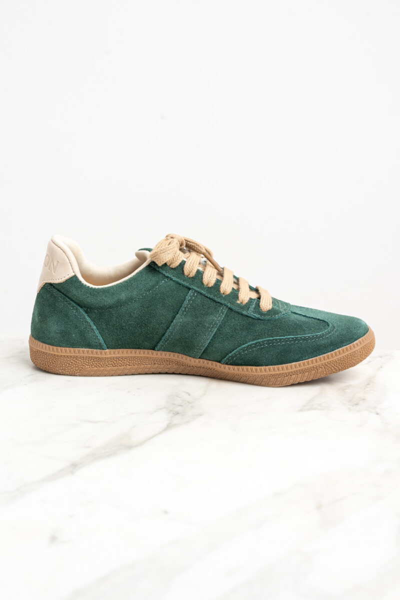 Zapatilla Gamuza - Verde 