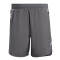 Short de Hombre Adidas Training Gris - Blanco