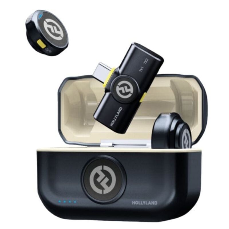 MICROFONO HOLLYLAND LARK M2 USB-C (2TX+1RX USB-C) - ANATEL MICROFONO HOLLYLAND LARK M2 USB-C (2TX+1RX USB-C) - ANATEL