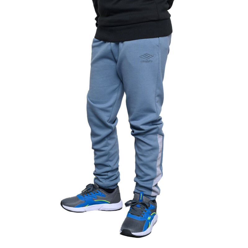 Pantalon de Niño Umbro Azul Piedra - Gris Melange