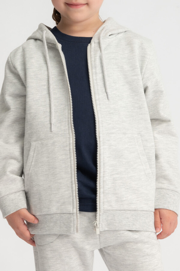 Campera deportiva Gris Melange