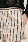 MICHU SHORTS Floral Stripe