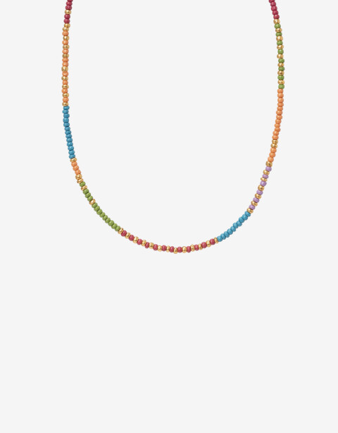 Collares Cortos Color Collar Corto Mini Beads Multicolor - Combinacion Multicolor