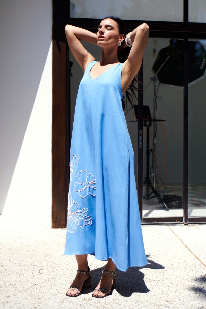 VESTIDO AMAPOLA AZUL