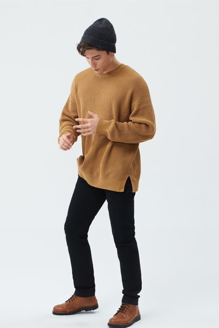 Pantalón Khaki Skinny Hombre True Black