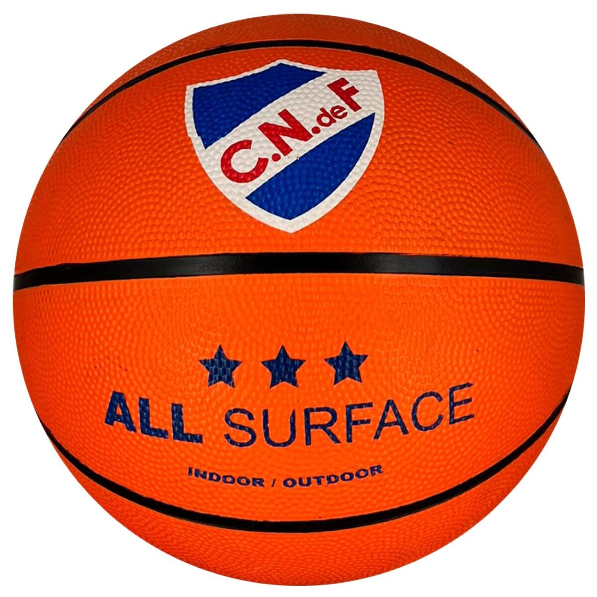 Pelota Nacional Nacional Basket - Anaranjado - Negro 