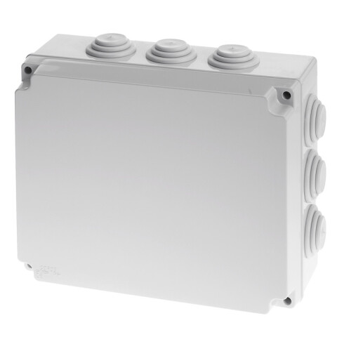 Caja estanca 12 salidas, adosar 310x240x120mm IP54 GR7074