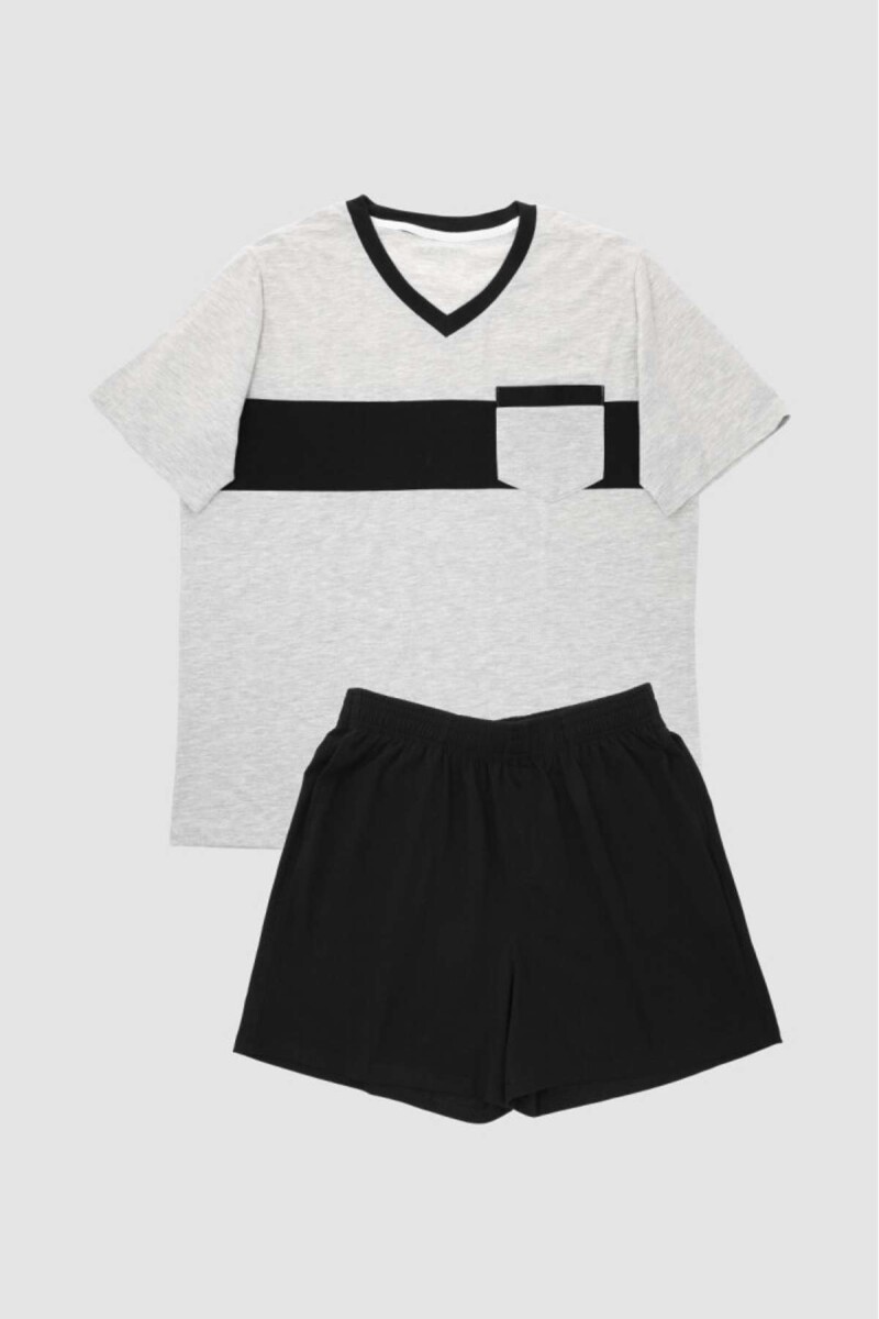 77806-pijama louis - Gris melange 