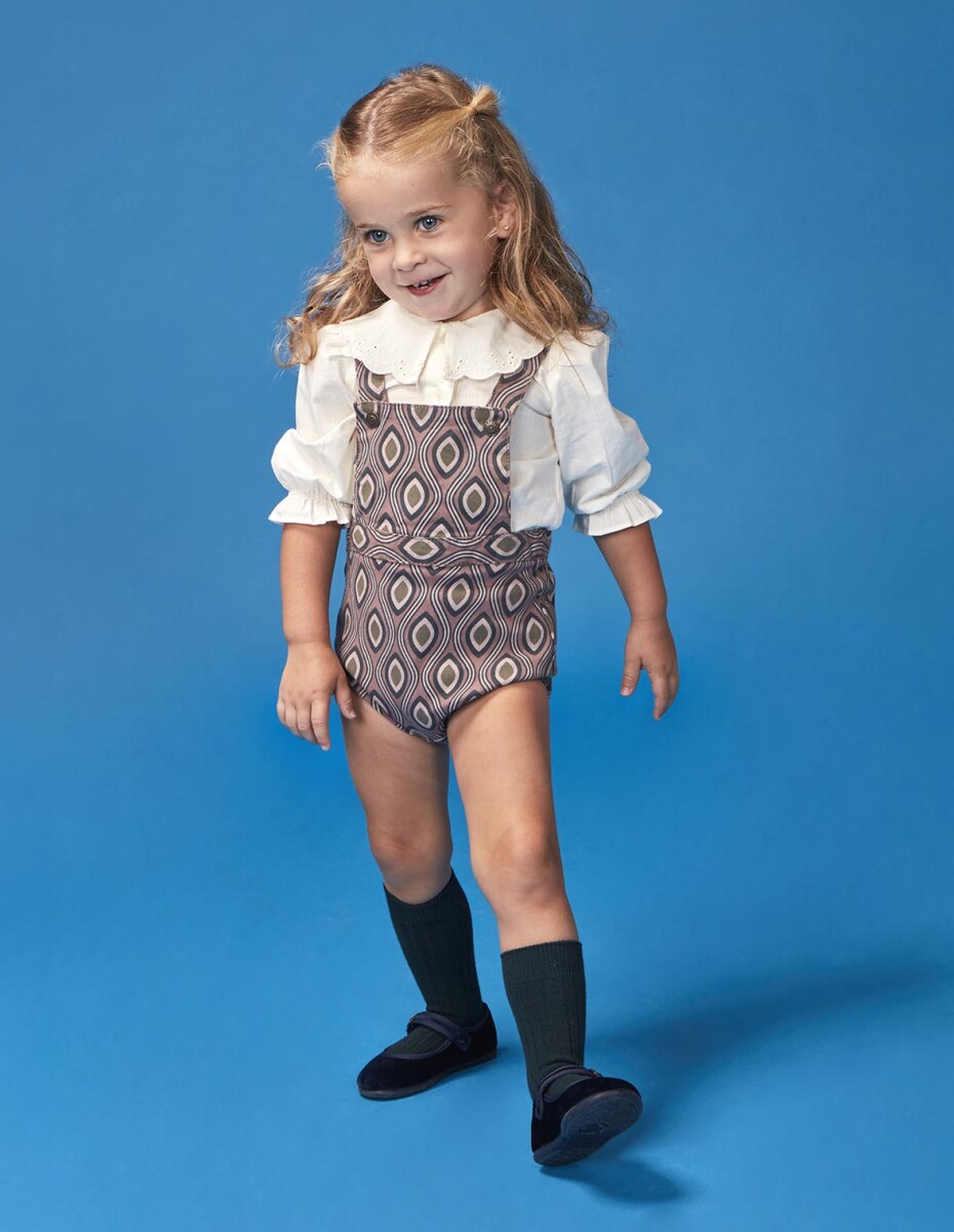 Peto De Twill Estampado - Purpura 