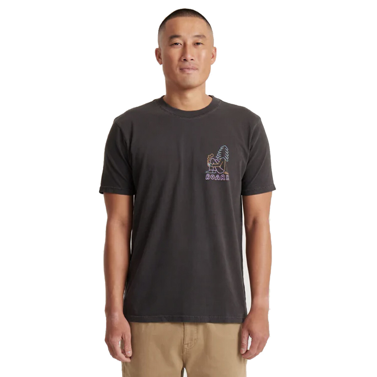 Remera Roark Unhustle - Negro 