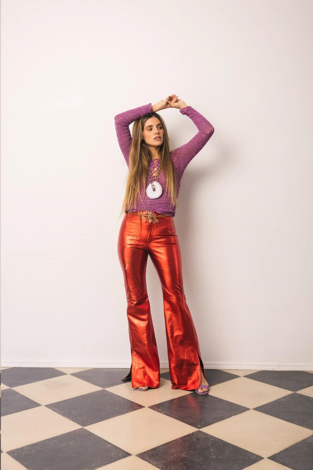 Formal Leather Pants Galácticos