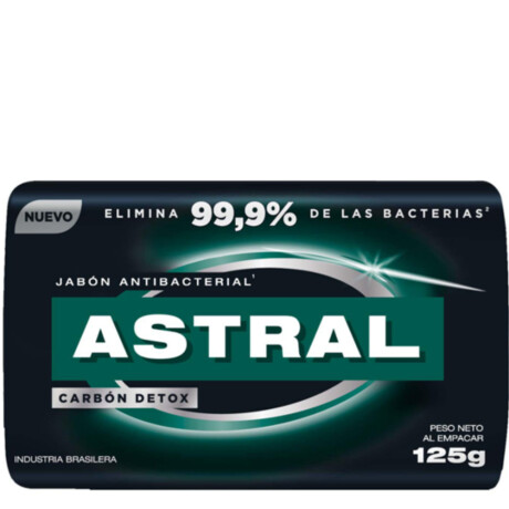 Jabón de Tocador Astral Carbón Detox 125gr Jabón de Tocador Astral Carbón Detox 125gr