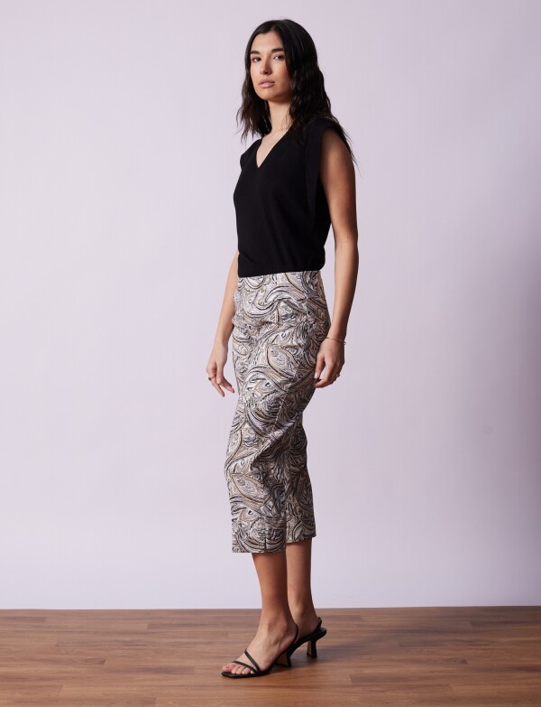 Capri Print MULTI/MARRON