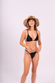 Bikini Triángulo con Bikini Cavada Negro