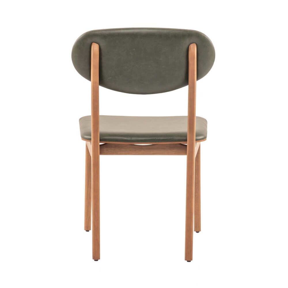 SILLA DE COMEDOR CUERO-Y-MADERA GIULIA