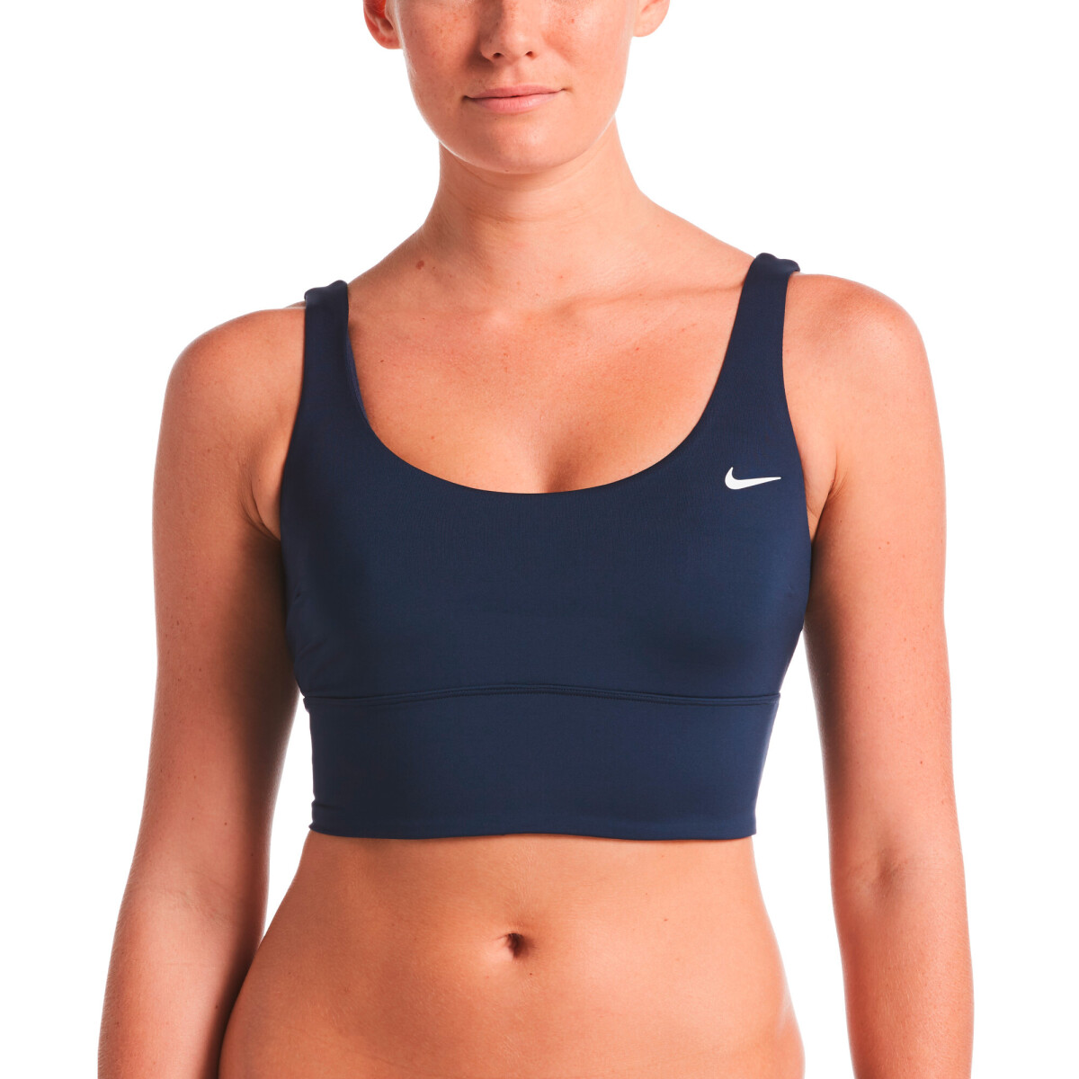 Traje de Baño Scoop Neck Midkini de Mujer - Azul 