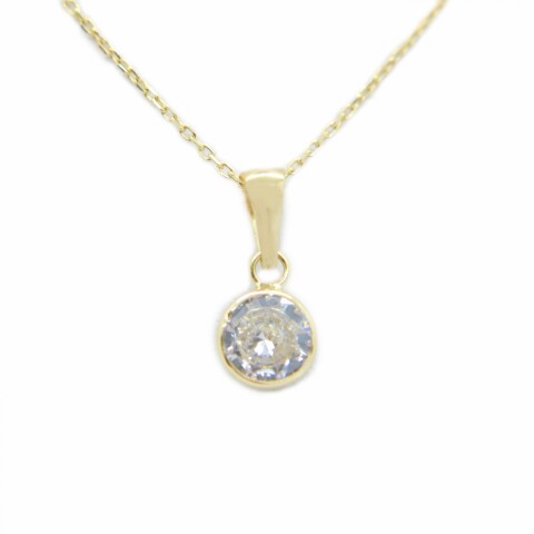 Colgante Oro 18k con Zirconia Colgante Oro 18k con Zirconia