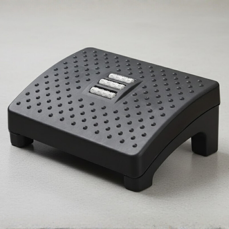 Apoya pie de escritorio NEGRO