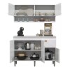 Conjunto Premium Bajo Mesada Con Mueble Aereo Blanco Conjunto Premium Bajo Mesada Con Mueble Aereo Blanco