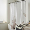 Cortina polyester baño flores180x180cm +12 ganchos Cortina polyester baño flores180x180cm +12 ganchos