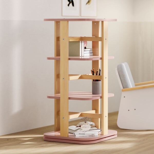 BIBLIOTECA TIDY ROTATING ROSA