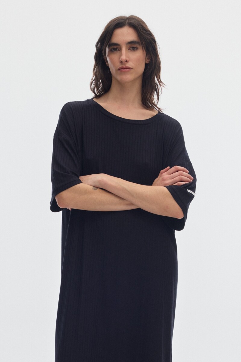 Vestido Pad Solid Black