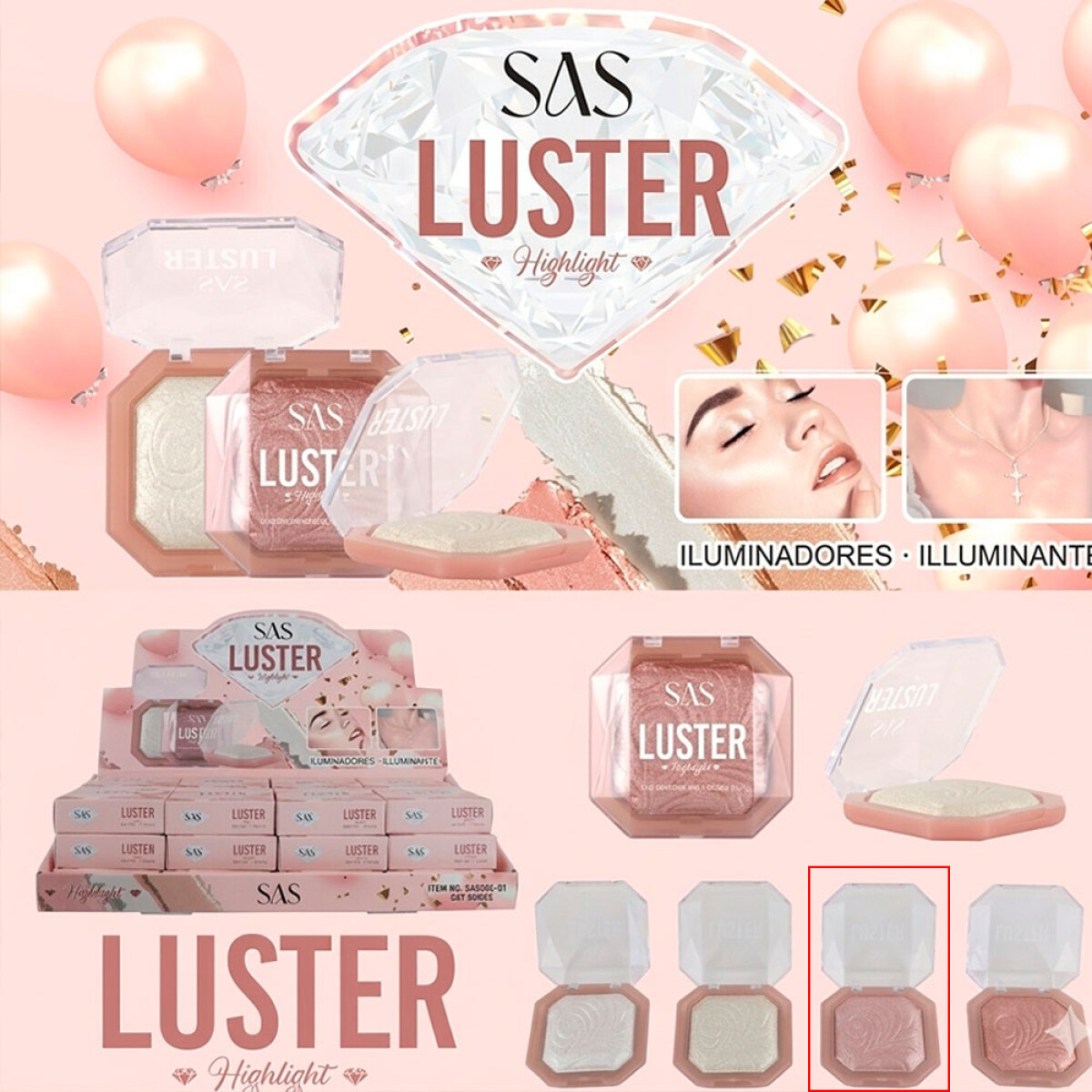 SAS Iluminador - Rosado 
