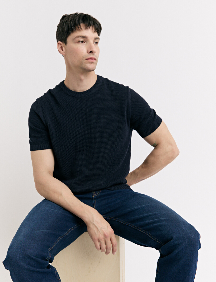 520575 T-SHIRT HARRY Azul Oscuro