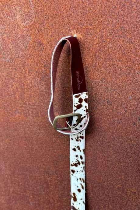 Cowhide Belt Print / Dorado