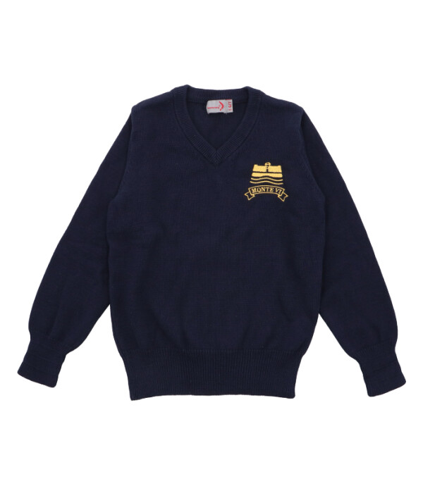 Sweater escote V Monte VI Navy