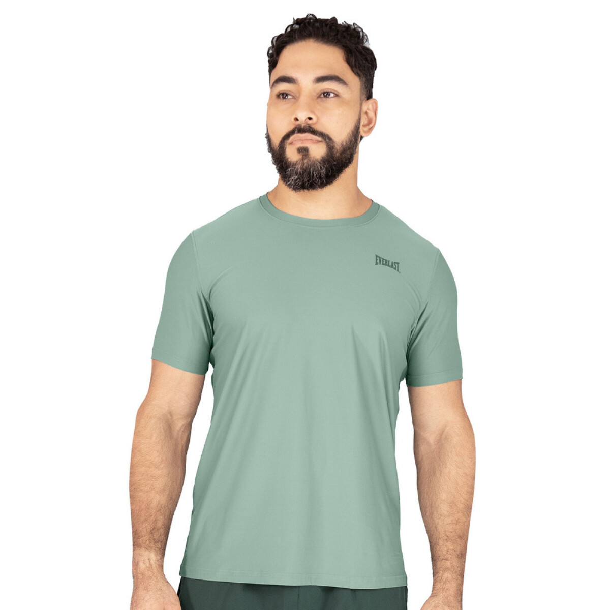 TSHIRT MEN POLY/ELAST EVERLAST MATCH GN M6 - GREEN 