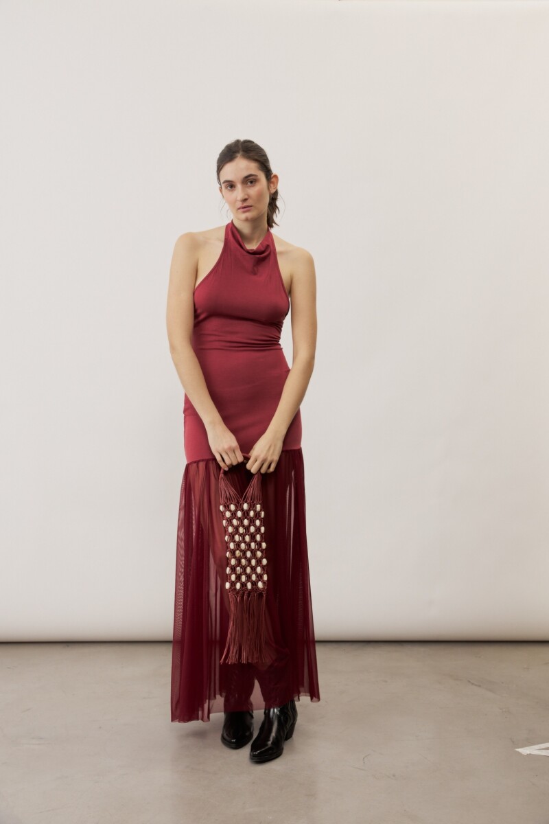 Vestido Llavor - BORDO 