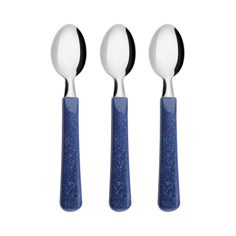 Set X3 Cucharitas Glow de Simonaggio AZUL