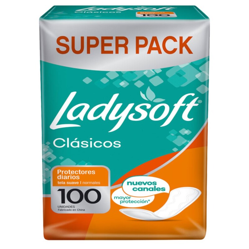 Protector Diario Ladysoft Clásico Pack Ahorro X100