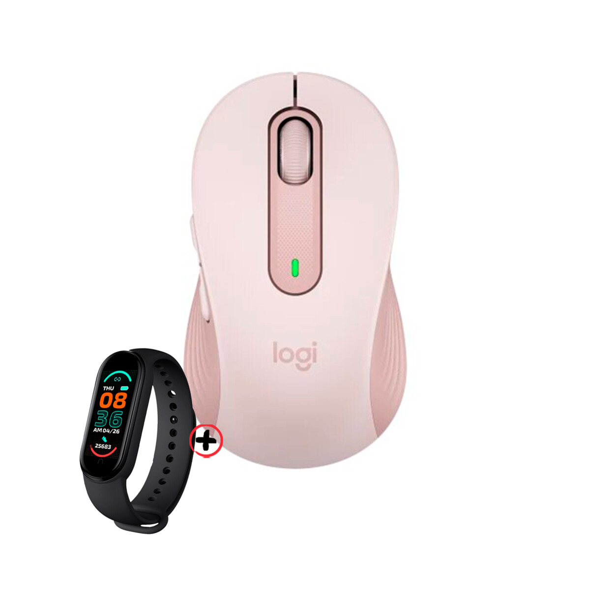 Mouse Logitech M650 + Smartwatch - Rosa 