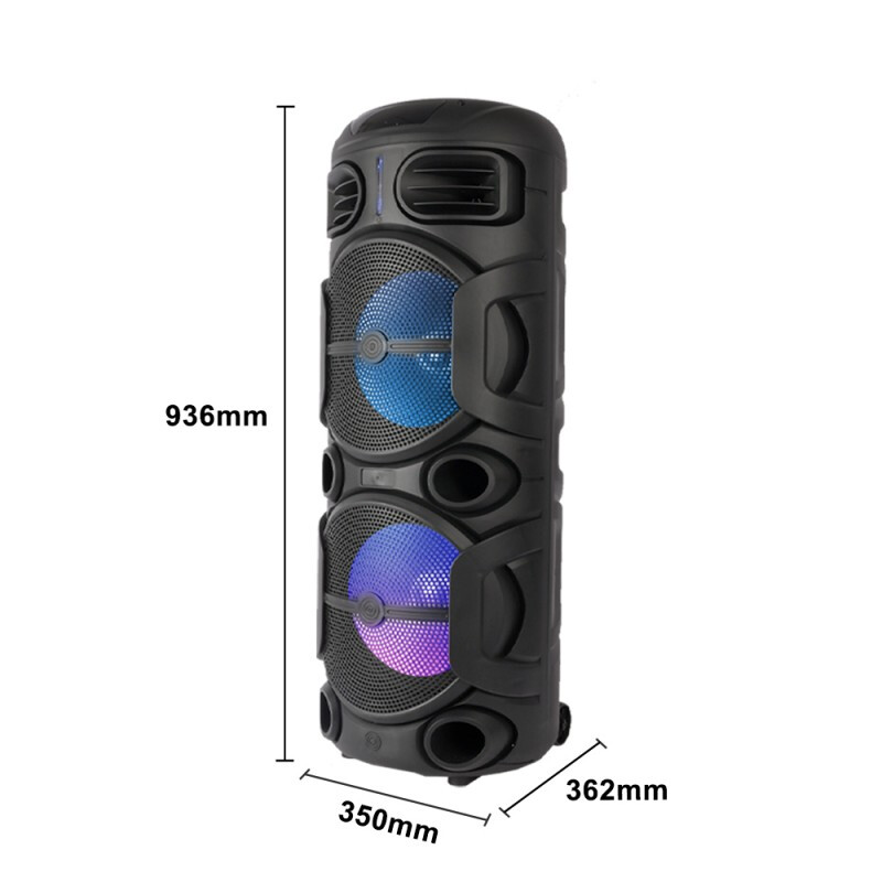 Parlante Activo SING-E ZQS12208 Doble 12" | Karaoke | Bluetooth | TWS | Micrófono Inalámbrico Parlante Activo SING-E ZQS12208 Doble 12" | Karaoke | Bluetooth | TWS | Micrófono Inalámbrico