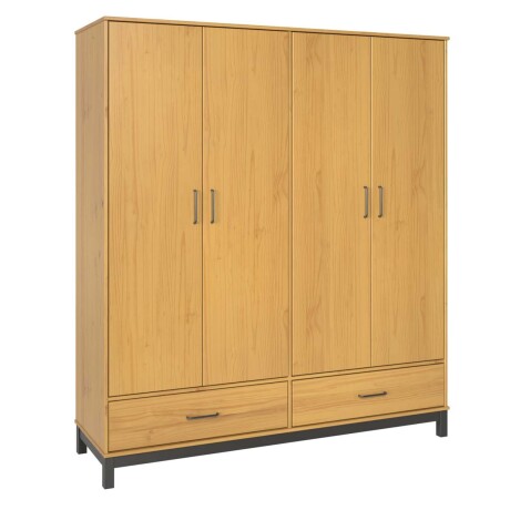 PLACARD 4 PUERTAS MADERA NATURAL-BEIGE CAPRI