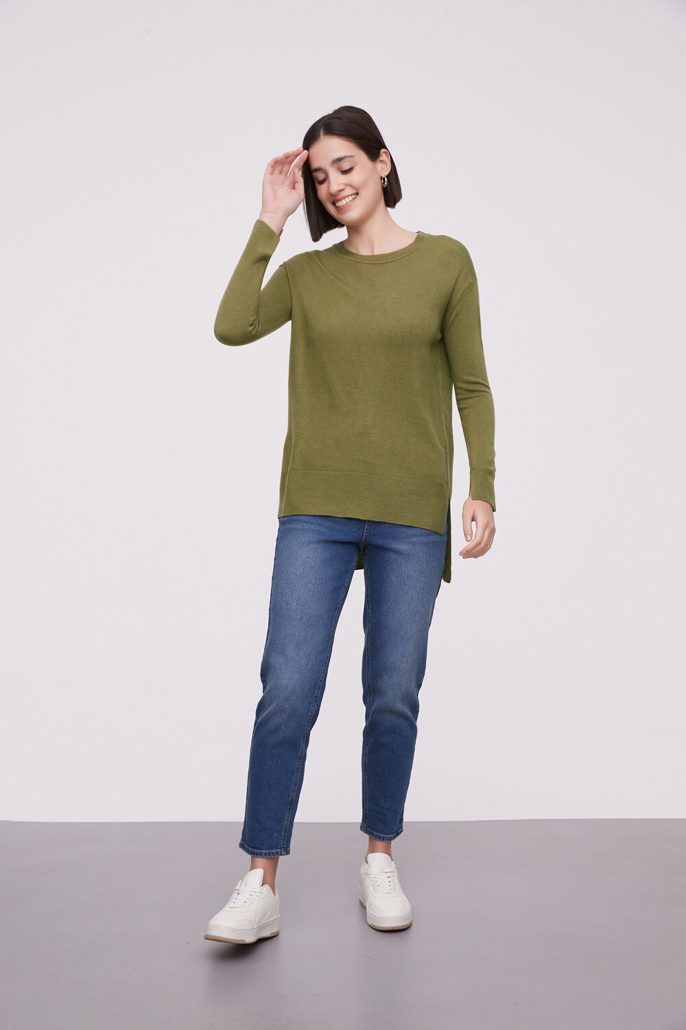 Sweater Baidai Verde Oliva