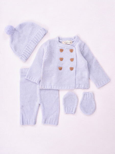 CONJUNTO RECIEN NACIDO CELESTE
