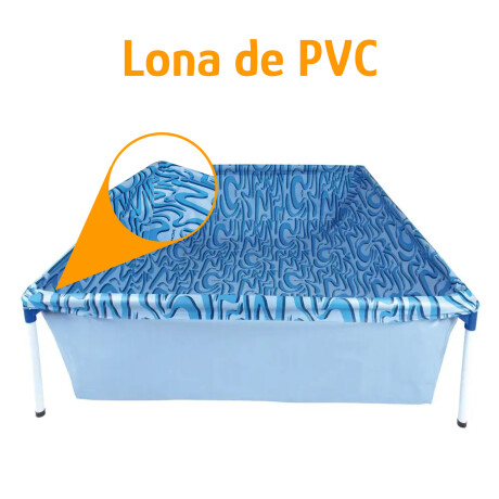 Piscina Infantil Mor 1000L Estructural Metálica Lona PVC Azul