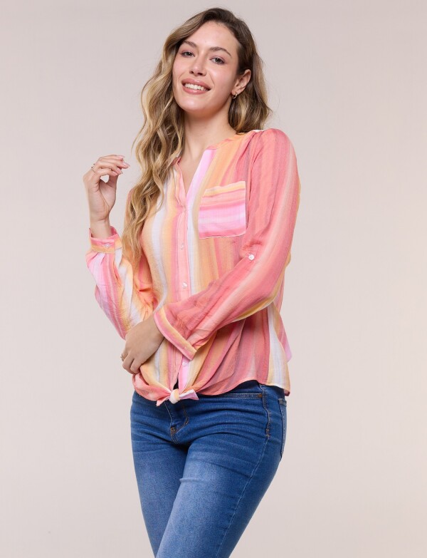 Blusa Nudo CORAL/MULTI