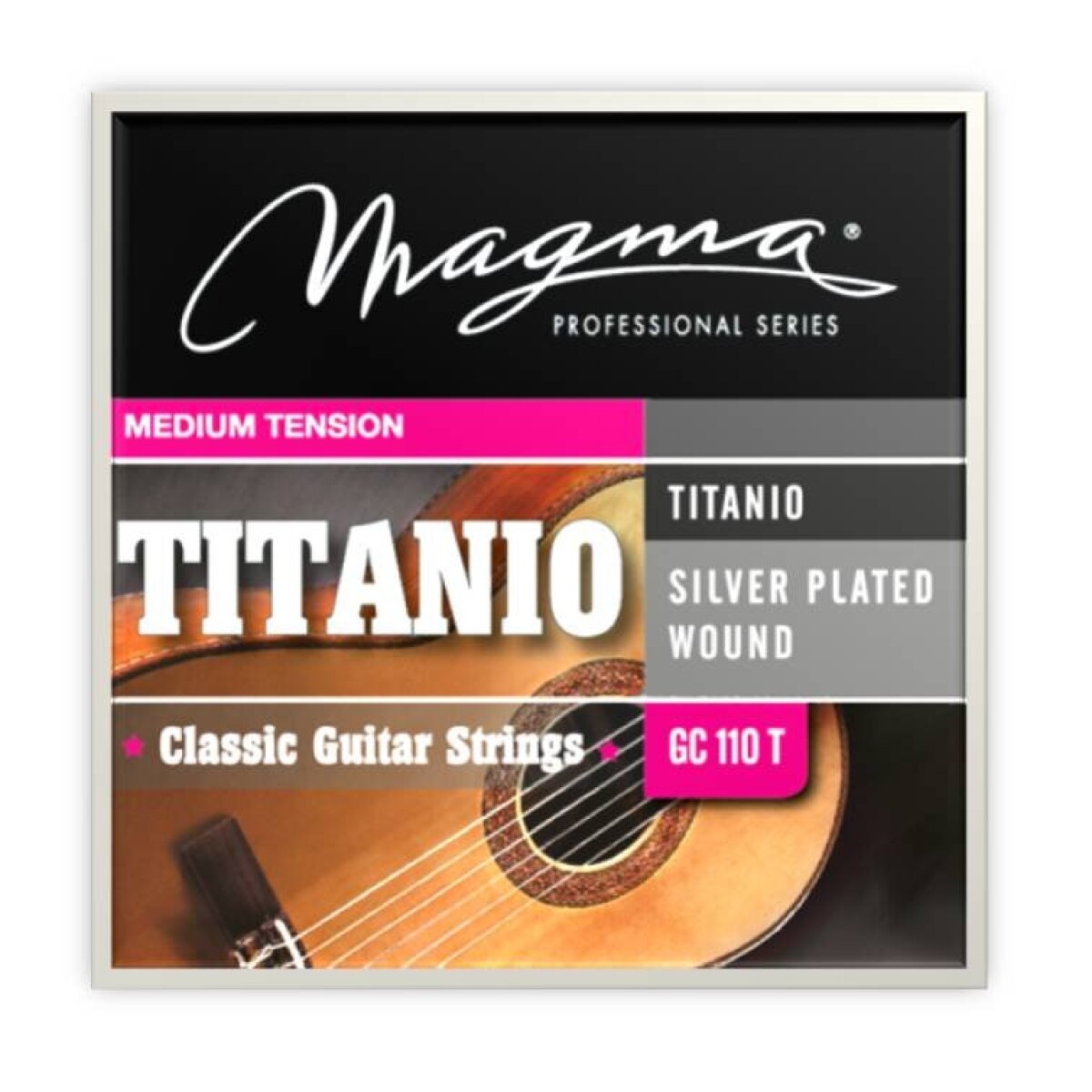Encordado Guitarra Clásica Magma Tens. Media Titanium GC110T 