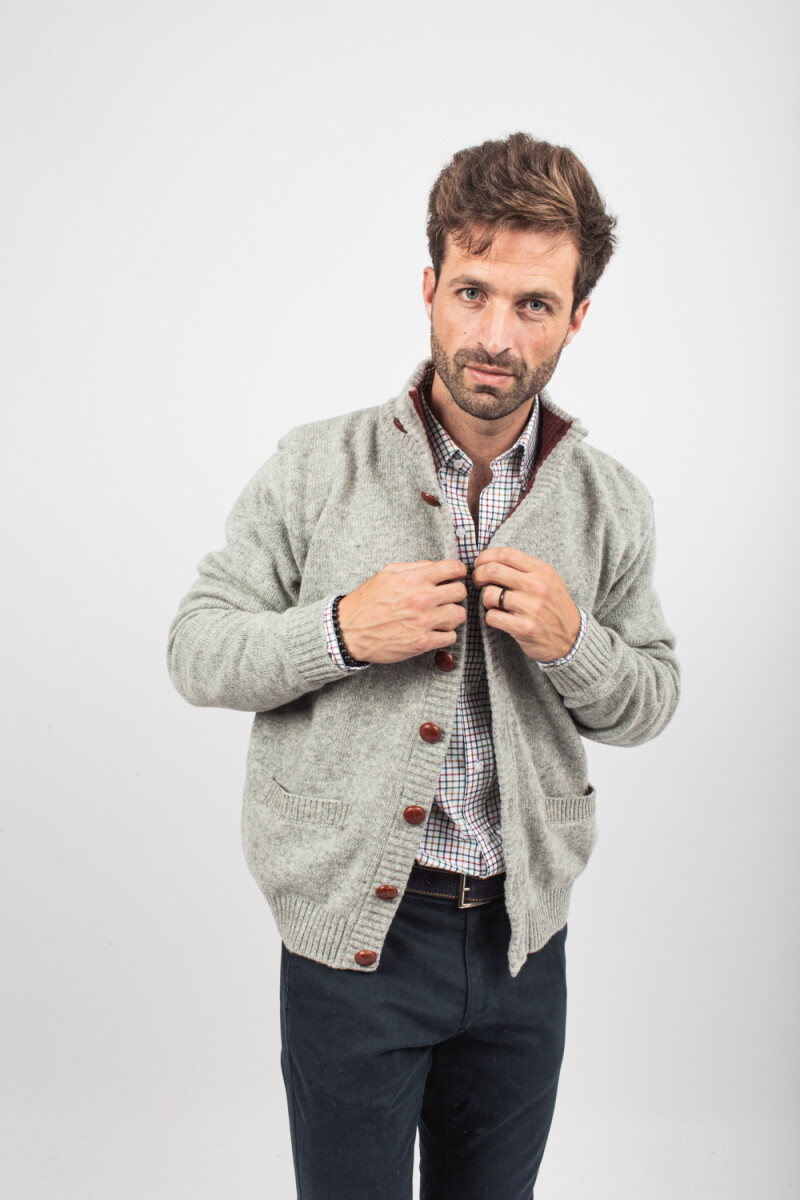 CARDIGAN C BOTONES GRIS