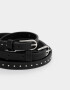 Cinturones y Fajas Cinturón Doble Tachas - Negro