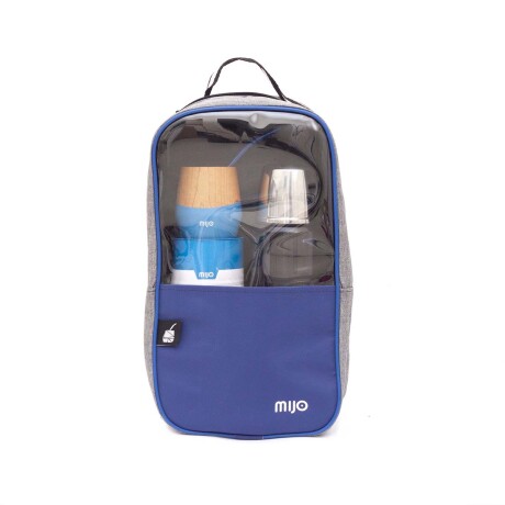 Bolso matero Gris con azul Sc