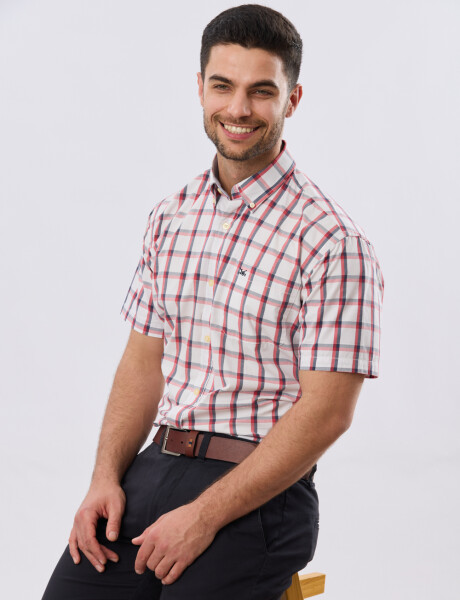 CAMISA CUADROS Rojo