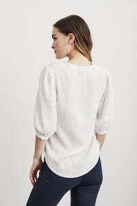 Blusa Plumeti Blanco