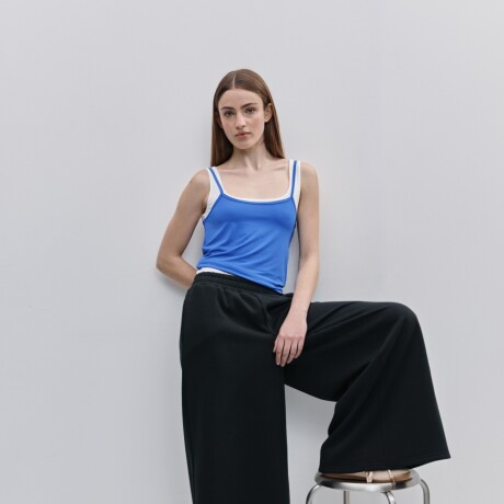 MUSCULOSA TULIPAN Azul Francia